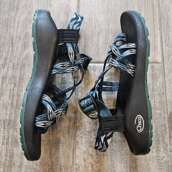 Chaco ZX/2 Classic Sandals Women’s 8 Dual Strap Blue Adjustable Hiking Shoe - Picture 1 of 10